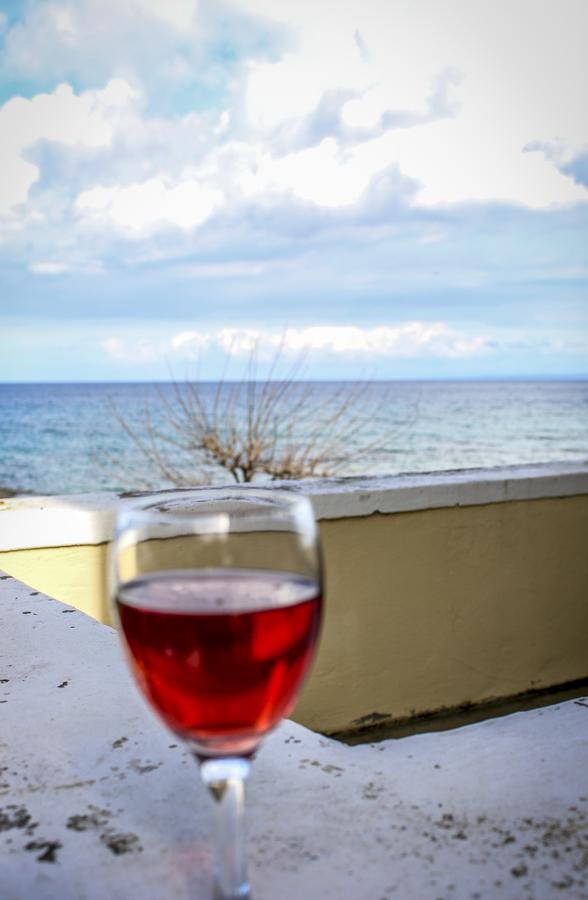 Pelagion II Sea Coral - Beachfront Holiday Home Kypseli Bagian luar foto